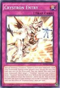 Crystron Entry INOV-EN071 1st Edition Yu-Gi-Oh card from Invasion: Vengeance