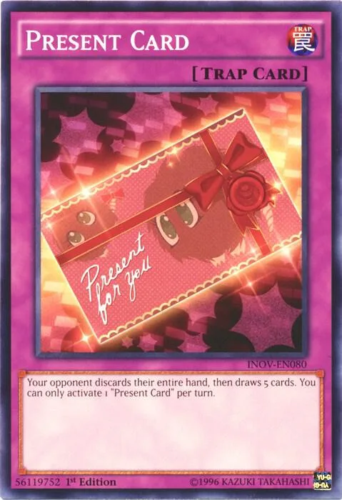 Present Card INOV-EN080 Unlimited Yu-Gi-Oh card from Invasion: Vengeance