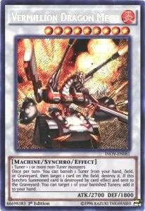 Vermillion Dragon Mech INOV-EN081 Unlimited Yu-Gi-Oh card from Invasion: Vengeance
