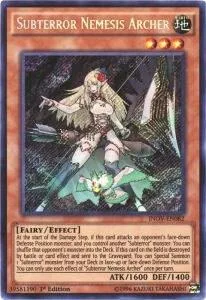 Subterror Nemesis Archer INOV-EN082 1st Edition Yu-Gi-Oh card from Invasion: Vengeance