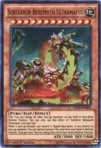 Subterror Behemoth Ultramafus INOV-EN084 1st Edition Yu-Gi-Oh card from Invasion: Vengeance