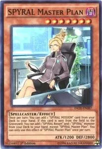 SPYRAL Master Plan INOV-EN087 1st Edition Yu-Gi-Oh card from Invasion: Vengeance
