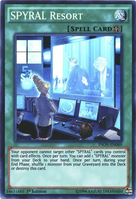 SPYRAL Resort INOV-EN089 Yu-Gi-Oh card from Invasion: Vengeance