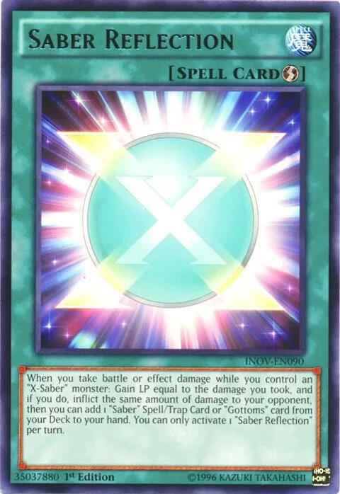 Saber Reflection INOV-EN090 1st Edition Yu-Gi-Oh card from Invasion: Vengeance