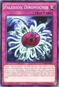 Paleozoic Dinomischus INOV-EN096 1st Edition Yu-Gi-Oh card from Invasion: Vengeance