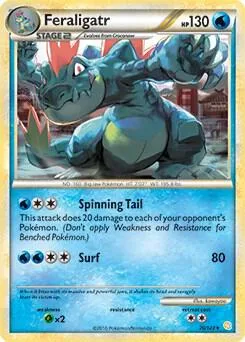 Feraligatr - 20/123 Cosmos Holo #020/123 Holofoil Pokémon card from Deck Exclusives