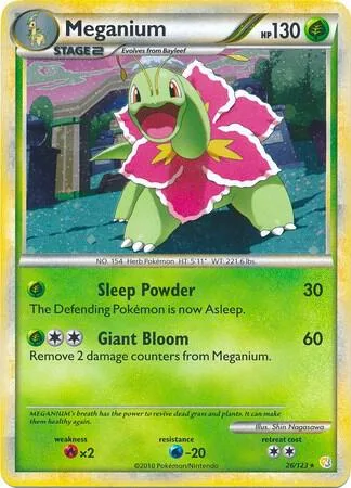 Meganium - 26/123 Cosmos Holo #026/123 Holofoil Pokémon card from Deck Exclusives