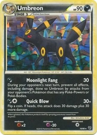 Umbreon - 10/90 Cracked Ice Holo #010/090 Holofoil Pokémon card from Deck Exclusives