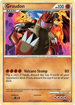 Groudon - 6/95 Call of Legends #006/095 Pokémon card from Deck Exclusives