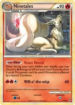 Ninetales - 17/95 Call of Legends #017/095 Pokémon card from Deck Exclusives