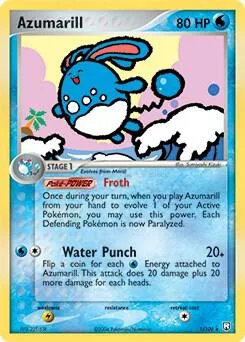 Azumarill - 1/109 EX Team Rocket Returns #001/109 Pokémon card from Deck Exclusives