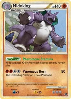 Nidoking - 6/102 #006/102 Pokémon card from Deck Exclusives