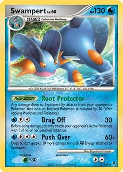 Swampert - 12/147 DPPt Supreme Victors #012/147 Pokémon card from Deck Exclusives