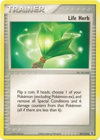 Life Herb #93 Pokémon card from EX Battle Stadium