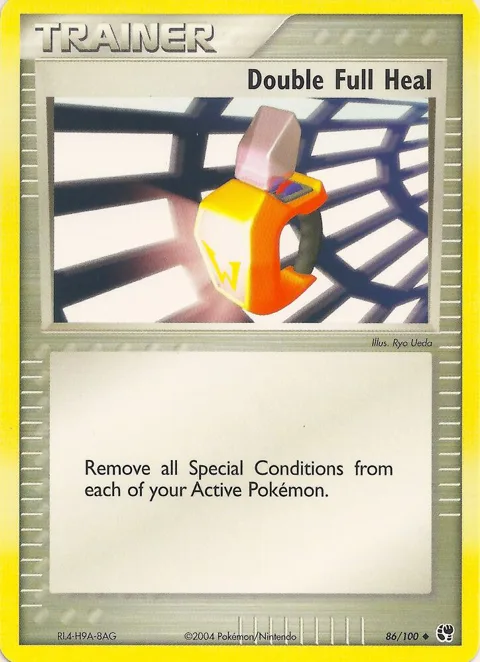 Double Full Heal #86 Pokémon card from EX Battle Stadium