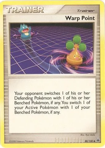 Warp Point #88 Pokémon card from EX Battle Stadium
