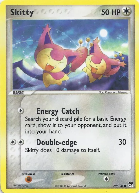 Skitty #79 Pokémon card from EX Battle Stadium