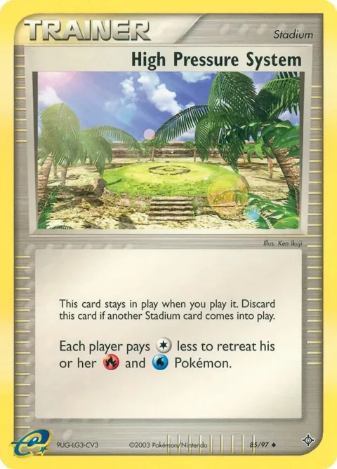 High Pressure System #85 Pokémon card from EX Battle Stadium