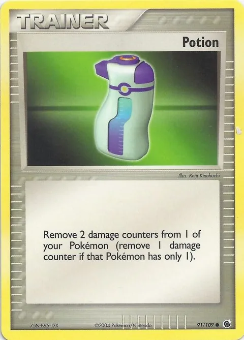 Potion #91 Pokémon card from EX Battle Stadium