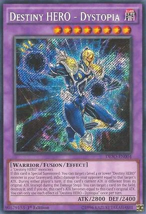 Destiny HERO - Dystopia DESO-EN004 Yu-Gi-Oh card from Destiny Soldiers