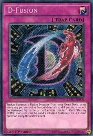 D-Fusion DESO-EN008 Yu-Gi-Oh card from Destiny Soldiers