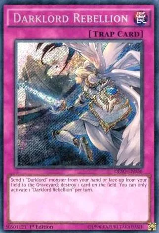 Darklord Rebellion DESO-EN036 Yu-Gi-Oh card from Destiny Soldiers