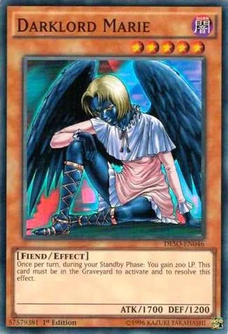 Darklord Marie DESO-EN046 Yu-Gi-Oh card from Destiny Soldiers