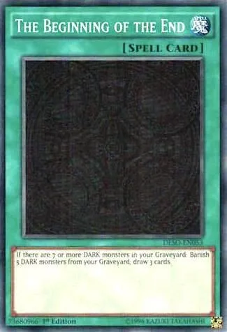 The Beginning of the End DESO-EN053 Yu-Gi-Oh card from Destiny Soldiers