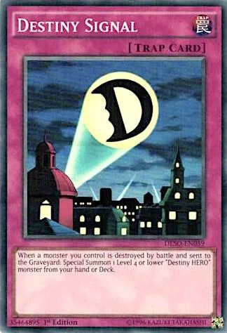 Destiny Signal DESO-EN059 Yu-Gi-Oh card from Destiny Soldiers