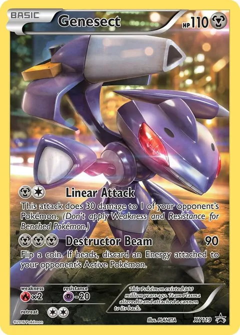 Genesect #XY119 Holofoil Pokémon card from XY Promos