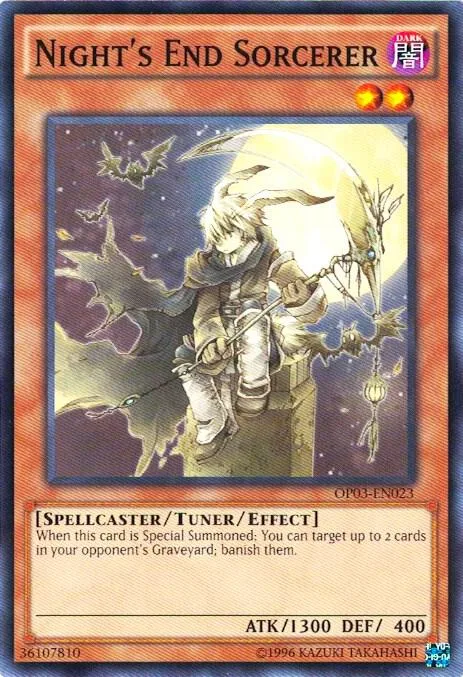 Night's End Sorcerer OP03-EN023 Yu-Gi-Oh card from OTS Tournament Pack 3
