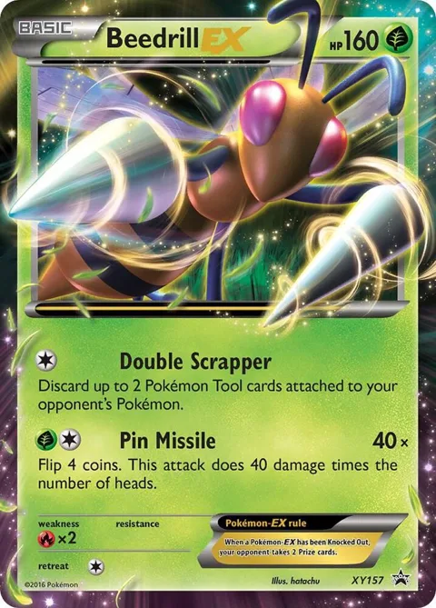 Beedrill EX #XY157 Holofoil Pokémon card from XY Promos