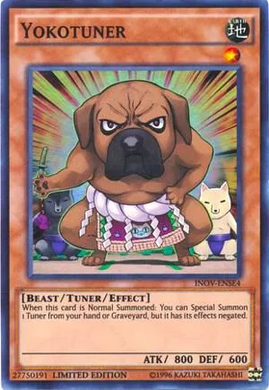 Yokotuner INOV-ENSE4 Yu-Gi-Oh card from Invasion: Vengeance
