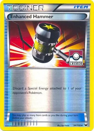 Enhanced Hammer - 94/108 Pokemon League #094/108 Reverse Holofoil Pokémon card from League & Championship Cards