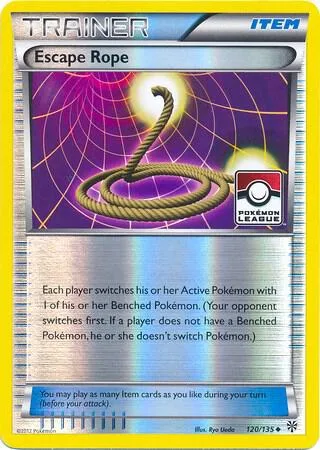 Escape Rope - 120/135 Pokemon League #120/135 Reverse Holofoil Pokémon card from League & Championship Cards
