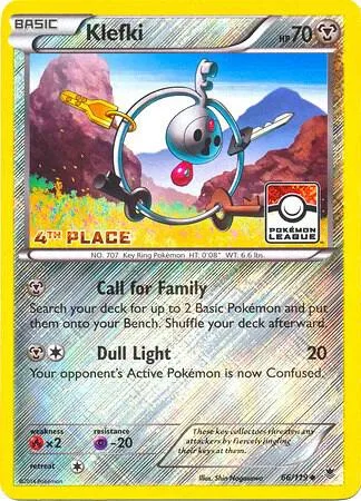 Klefki - 66/119 League Promo [4th Place] #066/119 Reverse Holofoil Pokémon card from League & Championship Cards