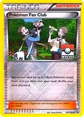 Pokemon Fan Club - 94/106 Pokemon League #094/106 Reverse Holofoil Pokémon card from League & Championship Cards