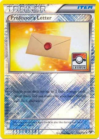 Professor's Letter - 123/146 Pokemon League #123/146 Reverse Holofoil Pokémon card from League & Championship Cards
