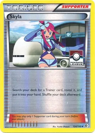 Skyla - 134/149 Pokemon League #134/149 Reverse Holofoil Pokémon card from League & Championship Cards