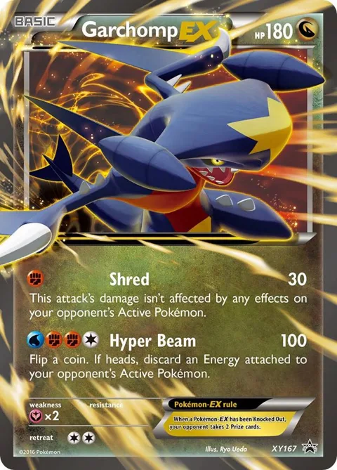 Garchomp EX #XY167 Holofoil Pokémon card from XY Promos