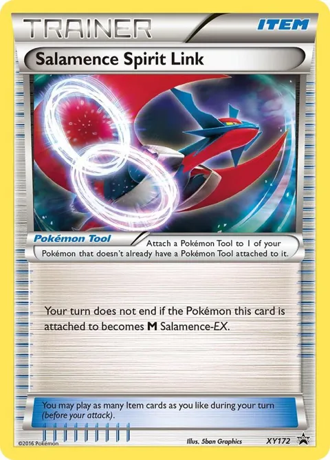 Salamence Spirit Link #XY172 Pokémon card from XY Promos