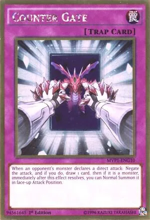 Counter Gate MVP1-ENG10 Unlimited Yu-Gi-Oh card from The Dark Side of Dimensions Movie Pack: Gold Edition