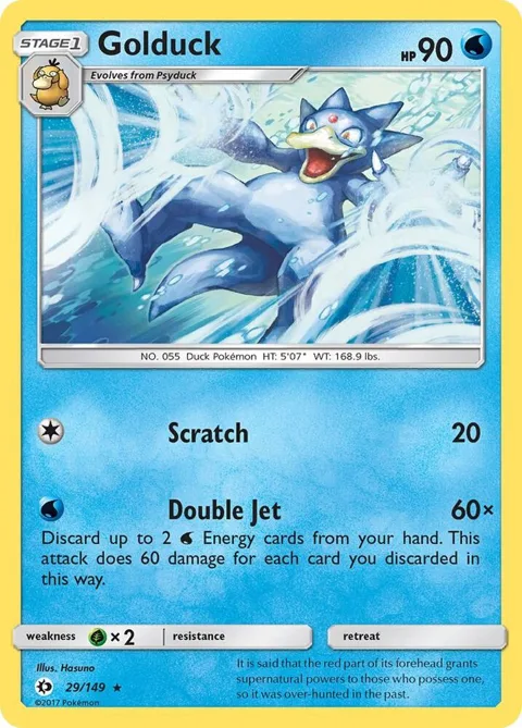 Golduck #29/149 Pokémon card from SM Base Set