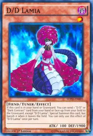 D/D Lamia SDPD-EN005 Yu-Gi-Oh card from Structure Deck: Pendulum Domination