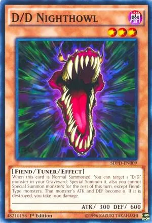 D/D Nighthowl SDPD-EN009 Yu-Gi-Oh card from Structure Deck: Pendulum Domination