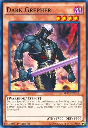 Dark Grepher SDPD-EN017 Yu-Gi-Oh card from Structure Deck: Pendulum Domination