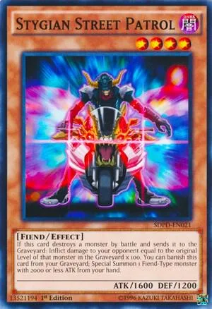 Stygian Street Patrol SDPD-EN021 Yu-Gi-Oh card from Structure Deck: Pendulum Domination