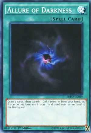 Allure of Darkness SDPD-EN029 Yu-Gi-Oh card from Structure Deck: Pendulum Domination