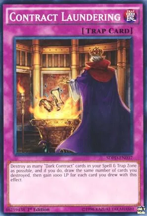 Contract Laundering SDPD-EN037 Yu-Gi-Oh card from Structure Deck: Pendulum Domination
