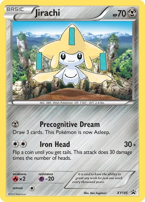 Jirachi #XY195 Holofoil Pokémon card from XY Promos